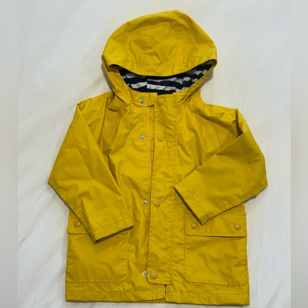 Yellow Gap raincoat